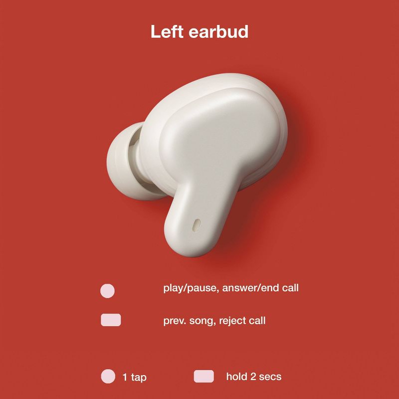 Active Noise Canceling True Wireless Bluetooth Earbuds - heyday™, 6 of 8