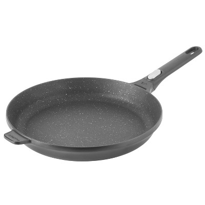 BergHOFF Gem 12.5" Non-Stick Fry Pan with Detachable Handle, Black