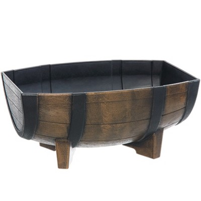 The Lakeside Collection Planter Half Barrel with Legs