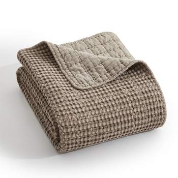 Mills Waffle Quilted Throw - Levtex Home