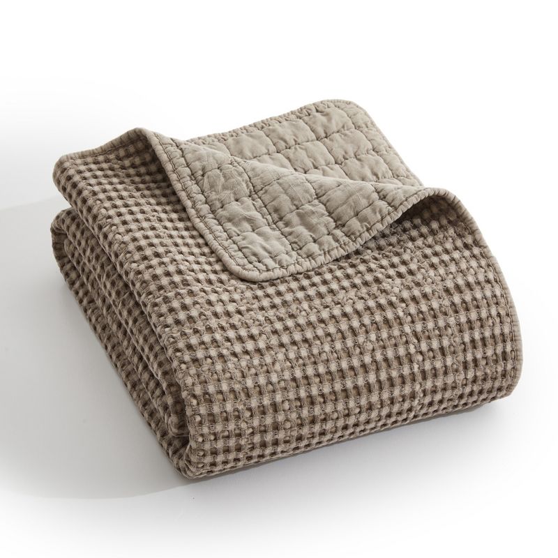 Mills Waffle Quilted Throw - Levtex Home, 1 of 5
