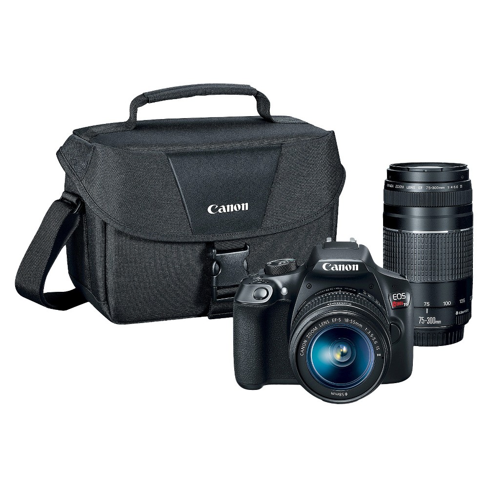 Canon DSLR EOS T6 2Lens Kit Bundle (18-55mm IS Lens, 75-300mm Zoom Lens) was $749.99 now $399.99 (47.0% off)