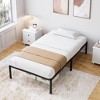Black Metal Bed Frame, 13 Inch Bed Frames No Box Spring Needed, Platform Bed Frame, Noise Free, Easy Assembly - 3 of 4
