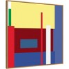 30" x 30" House in Garden by Alex Caminker Framed Canvas Wall Art Print - Amanti Art: Modern Lithograph Decor - 2 of 4