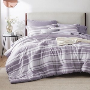 5/7 Pcs Bedding Set with Cationic Dyeing for Striking Double-Sided Contrast - 1 of 4