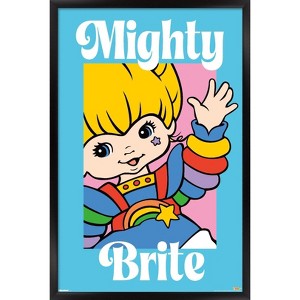 Trends International Rainbow Brite (1984) - Mighty Brite Retro Style Framed Wall Poster Prints - 1 of 4