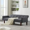 DOMETOUR Sofa Bed for Living Room, Morden Design Convertible Sofa Multi-function Leisure Sleeper Couch - 2 of 4