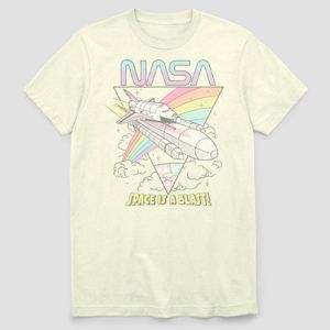 Men S Nasa Space Is A Blast Short Sleeve Crewneck Graphic T Shirt Xl Target