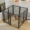 Gulches 40in H x 52in W x 52in D FlexPanel Dog Playpen Black 1 Pack Multi Pet Livestock Supplies Product type - 2 of 4