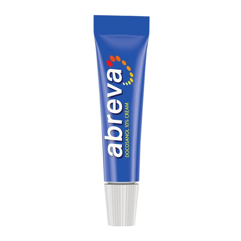 Abreva Docosanol 10% Cream Cold Sore/Fever Blister Treatment Tube, 1 of 12