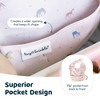 Tiny Twinkle Mess-Proof and Waterproof Baby Food Bib for Boys or Girls, Machine Washable and BPA-Free w/Adjustable Closure - 4 of 4