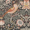 William Morris at Home Strawberry Thief Charcoal Wallpaper - 4 of 4
