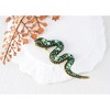 Anna-Kaci Crystal Rhinestone Snake Brooch Necklace for Halloween and Cosplay - 3 of 4