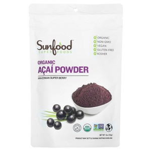 Sunfood Organic Acai Powder, 4 oz (113 g) - 1 of 2