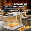 VEVOR French Fry Food Warmer, 750W Commercial Food Heating Lamp, Electric Stainless Steel Warming Light Dump Station, Countertop 104-122°F - 3 of 4