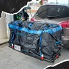 Mockins 60"x24"x6" Tow Hitch Cargo Rack with 25 Cu.Ft. Cargo Bag and Luggage Carrier Accessories - 2 of 4