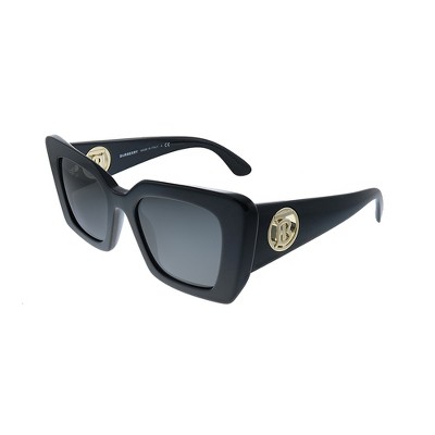 Burberry Daisy BE 4344 300187 Womens Square Sunglasses Black 51mm
