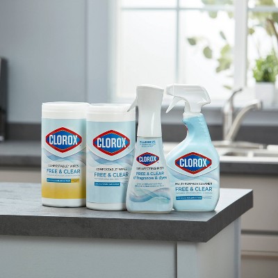 Clorox® Free & Clear Compostable Cleaning Wipes