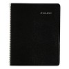 DayMinder Open-Schedule Weekly Appointment Book, 8.75 x 7, Black Cover, 12-Month (Jan to Dec): 2026 - 2 of 4