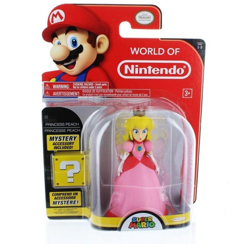 Jakks Pacific Super Mario Bros 4 Figures Wave 3 Princess Peach W Crown Target