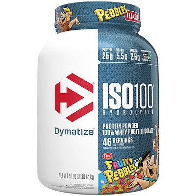 Photo 1 of ISO100 Hydrolyzed 100% Whey Protein Isolate - Fruity Pebbles (3 Lbs. / 46 Servings) 
