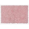 Bell Flower Collection Cotton Floral Pattern Tufted Bath Rug - Home Weavers - 2 of 4
