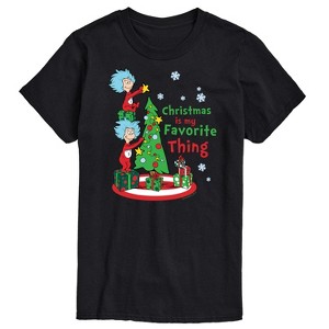 Men's - Dr. Seuss - Christmas Is A Family Thing Short Sleeve Graphic T-Shirt - 1 of 4