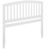 AFI Furnishings Richmond Queen Headboard with Turbo Charger in White - 3 of 4
