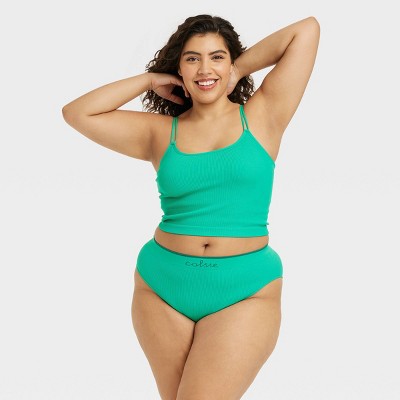Women's Fashion Cheeky Underwear - Auden™ Green XXL