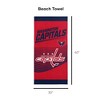Sweet Home Collection NHL Washington Capitals 30" x 60" Beach Towel - 3 of 3
