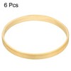 Unique Bargains Bamboo Handmade DIY Craft Wedding Dream Catcher Floral Hoops 6 Pcs - 3 of 3
