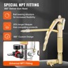 VEVOR Grease Pump, 10.5 Gallon 40L Air Operated Grease Pump with 13 ft High Pressure Hose and Grease Applicator, Pneumatic Grease Bucket Pump - 4 of 4