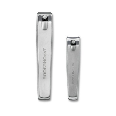 Trim Nail Care Stainless Steel Fingernail & Toenail Clippers, 2 Pieces 