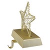 Northlight 7" LED Lighted Gold Wired Star Christmas Stocking Holder - 4 of 4