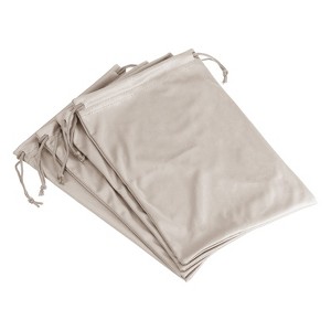 Unique Bargains Microfiber Soft Drawstring Ski Goggle Bags 7.1" x 10.6" 4 Pcs - 1 of 4