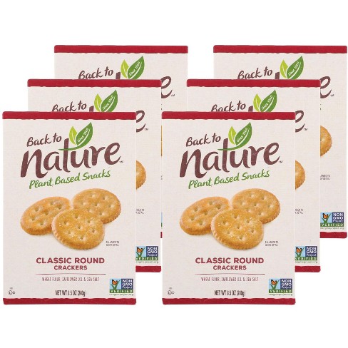 Back To Nature Classic Round Crackers - Case of 6/8.5 oz - image 1 of 4