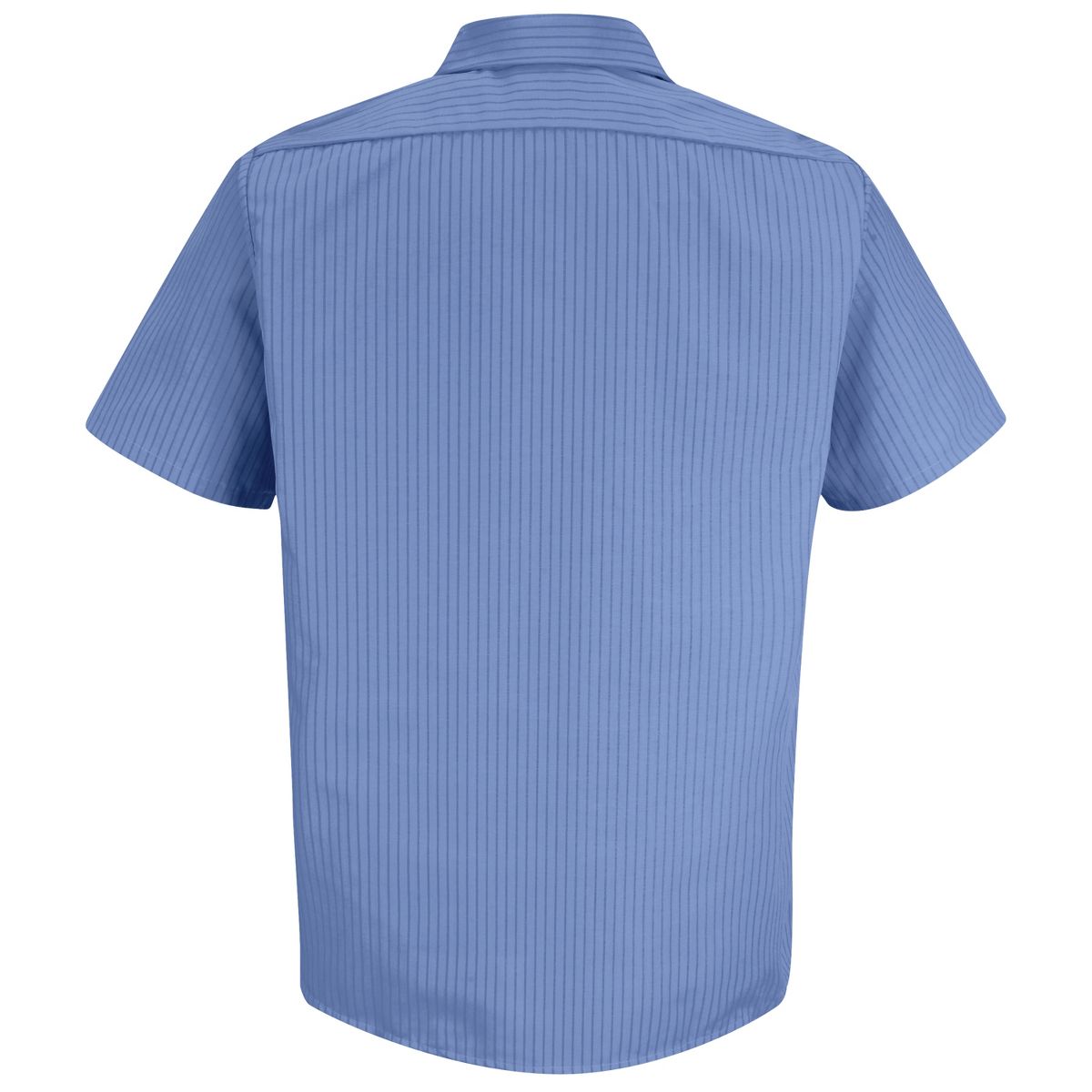 Red Kap Men's Short Sleeve Industrial Stripe Work Shirt - thumbnail 2