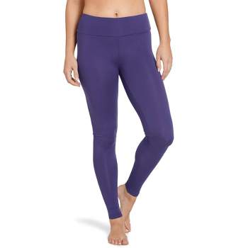 E2M - Hibiscus Purple - Butterluxe Yoga Leggings 25''- V Cross Waist -  Triple E Mfg Apparel