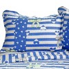 Slickblue Full/Queen 3PC Cotton Quilt Set, Reversible Vermicelli Quilted, Multi Design Options, Includes Shams - 3 of 4