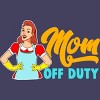 Women's Design By Humans Mom Off Duty Cartoon By savariya Racerback Tank Top - 2 of 2