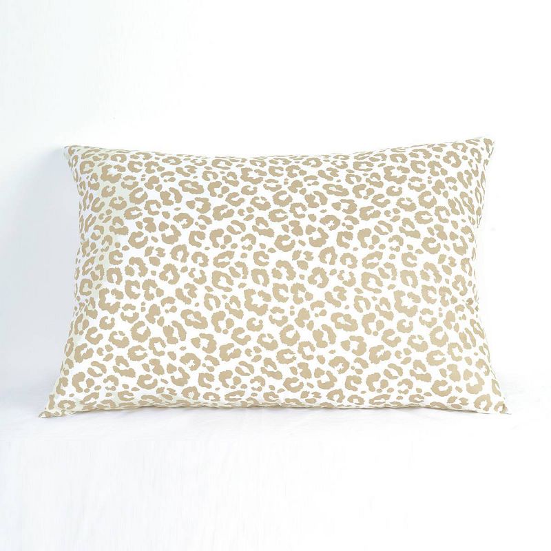 Jumbo Printed Pattern Bed Pillow Leopard - Springloft, 1 of 4