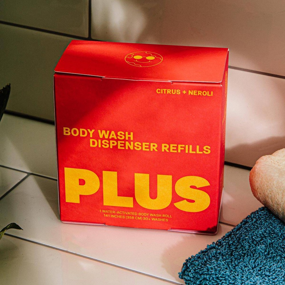 PLUS Summer Body Wash Dispenser Refill Pack - 0.9oz