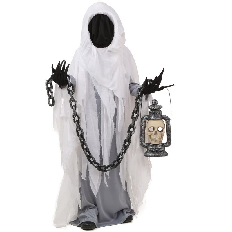 HalloweenCostumes.com Kid's Spooky Ghost Costume, 2 of 3