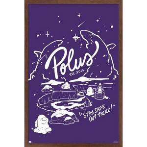 Trends International Among Us - Stay Safe Out There Framed Wall Poster Prints - 1 of 4