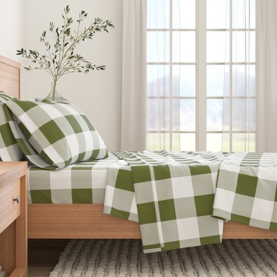 100% Cotton Printed Flannel Sheet Set - Great Bay Home