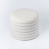 Lynwood Upholstered Round Cube Ottoman - Threshold™ designed with Studio McGee - 3 of 4