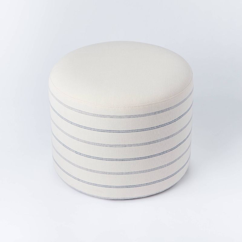 Lynwood Upholstered Round Cube Ottoman - Threshold™ designed with Studio McGee, 3 of 14