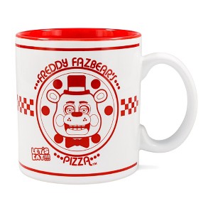 Silver Buffalo Five Nights At Freddy's Freddy Fazbear's Pizza Box Ceramic Mug | Holds 20 Ounces - 1 of 4