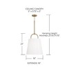 Capital Lighting Brody 1 - Light Pendant in  Aged Brass - 4 of 4