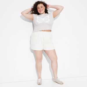 Women's Mid-Rise Dorm Shorts - Wild Fable™ - 1 of 3